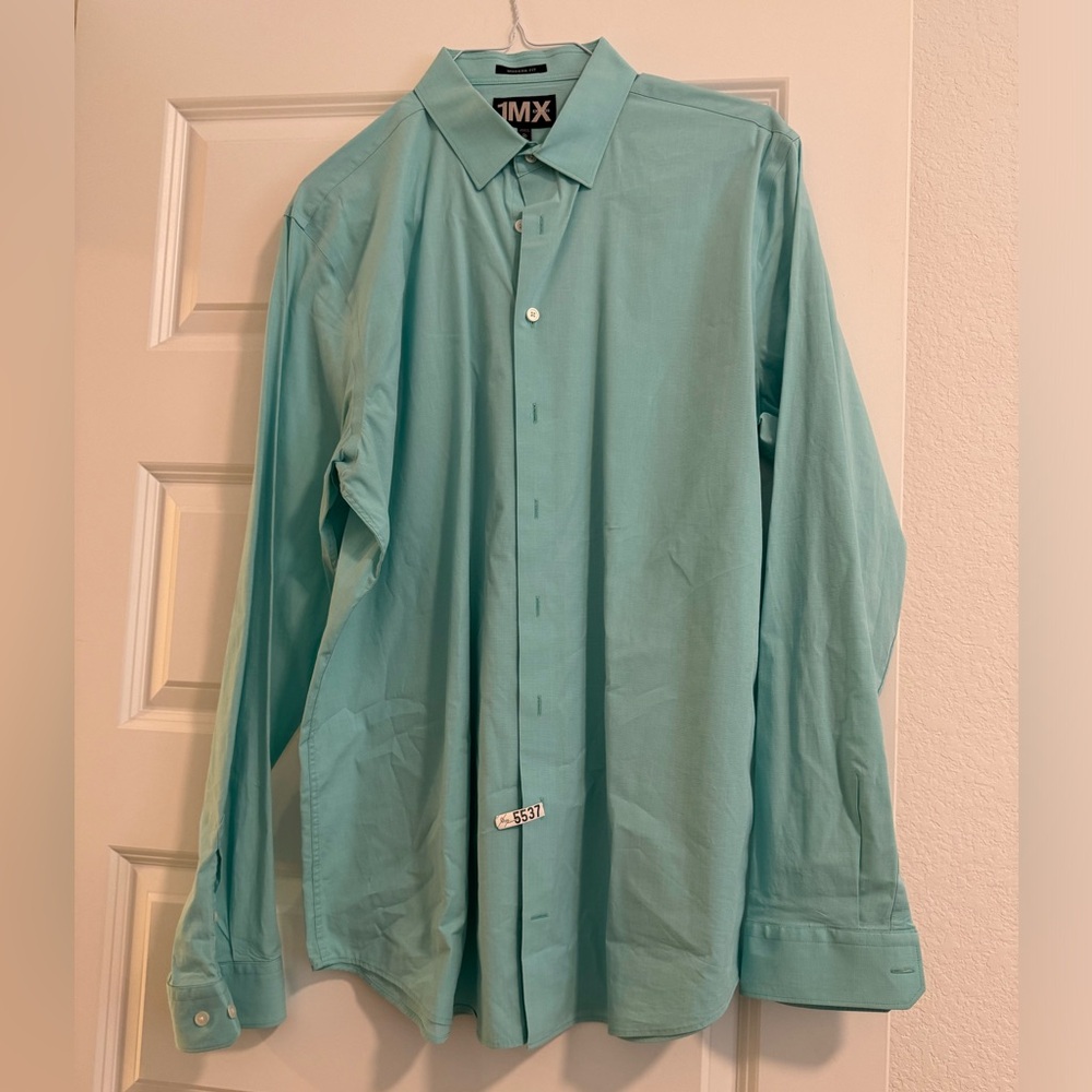 Express Men’s Shirt - XL - Aqua blue